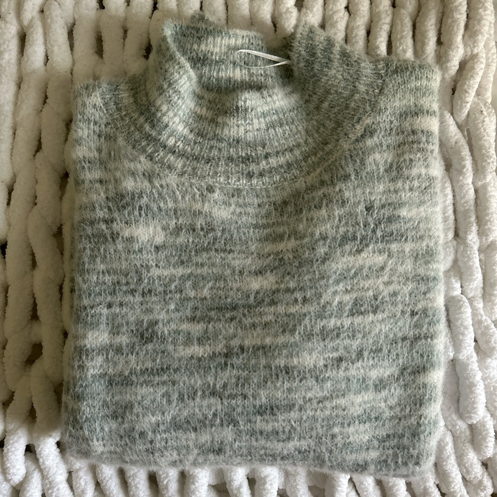 Mockneck Cropped Sweater